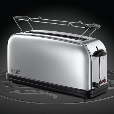 Russell Hobbs Тостер Chester, 1000Вт, метал, довгі слоти, сріблястий Russell Hobbs Тостер Chester, 1000Вт, метал, довгі слоти, сріблястий