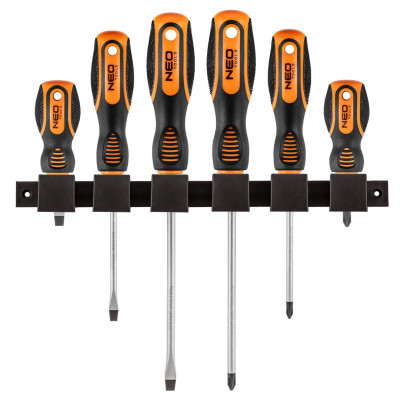 Neo Tools Набір викрутки 6шт, SL,PH, сталь CrV