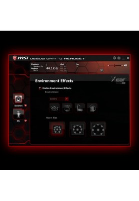 MSI Гарнiтура DS502 GAMING Headset