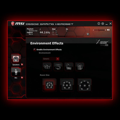 MSI Гарнiтура DS502 GAMING Headset