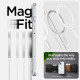 Spigen Чохол для Apple iPhone 15 Ultra Hybrid MagFit, White