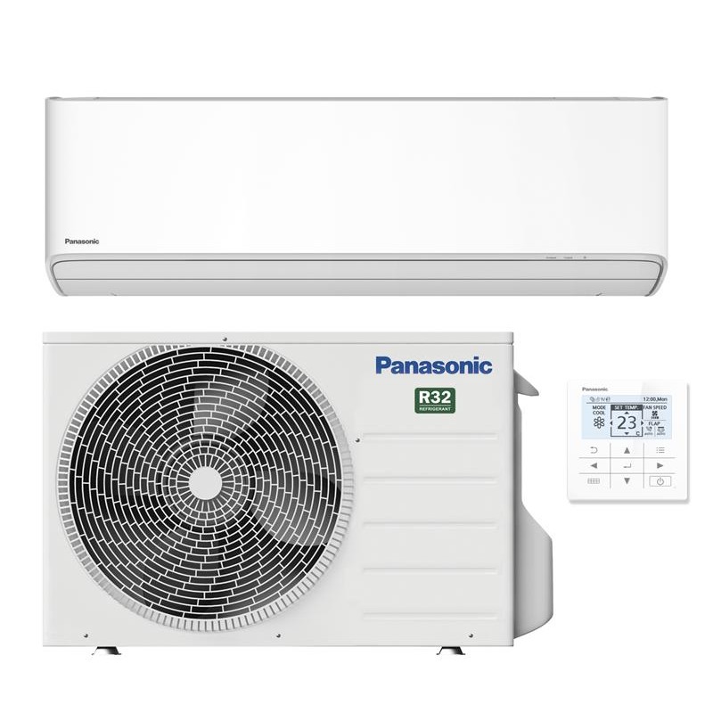 Panasonic Кондиціонер Server AC 25м2 інвертор 2.5кВт 9000BTU A+++/A++ -25°С Wi-Fi R32 білий