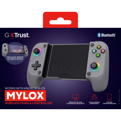 Trust Геймпад Trust GXT 735G Mylox Wireless mobile Gaming Controller, BT, сірий