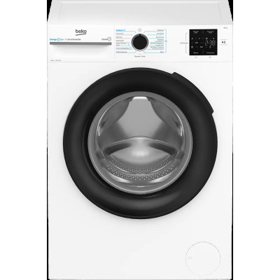 Beko Пральна машина фронтальна, 8кг, 1000, A, 55см, дисплей, інвертор, пара, білий Beko Пральна машина фронтальна, 8кг, 1000, A, 55см, дисплей, інвертор, пара, білий