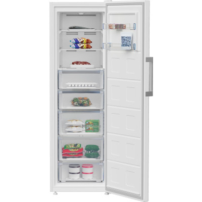Beko Морозильна камера Beko, 187x60x71, 286л, 1дв., E, NF, білий Beko Морозильна камера Beko, 187x60x71, 286л, 1дв., E, NF, білий