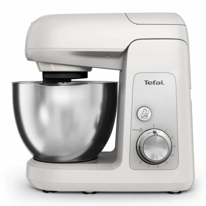 Tefal Кухонна машина Bake Partner 1100Вт, чаша-метал, корпус-пластик, насадок-8, білий