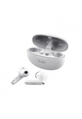 Trust Навушники TWS Yavi Earbuds BT 5.3, ENC, SBC, Mic, Білий