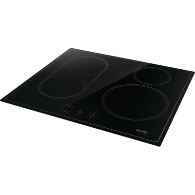 Gorenje Варильна поверхня індукційна, 60см, PowerBoost, TouchControl, поєднання конфорок, чорний