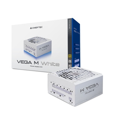 Chieftec Блок живлення Vega M White (1000W), >90%, 80+ Gold Chieftec Блок живлення Vega M White (1000W), >90%, 80+ Gold