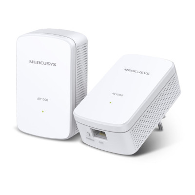 Mercusys Комплект Адаптерiв Powerline Mercusys MP500 Kit AV1000, 1xGE, 2 шт Розетка