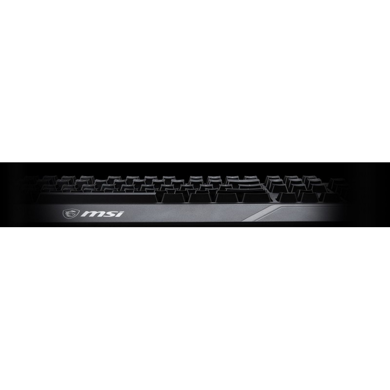 MSI Клавіатура мембранна Vigor GK20 UA 104key, USB-A, EN/UKR/RU, ColorLED, чорний