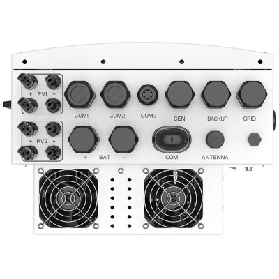 Solis Гібридний інвертор однофазний S6 5кВт, 2xMPPT, DC, для LV Batteries