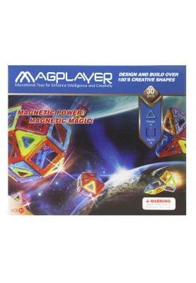 MagPlayer Конструктор магнітний 30 од. (MPB-30)