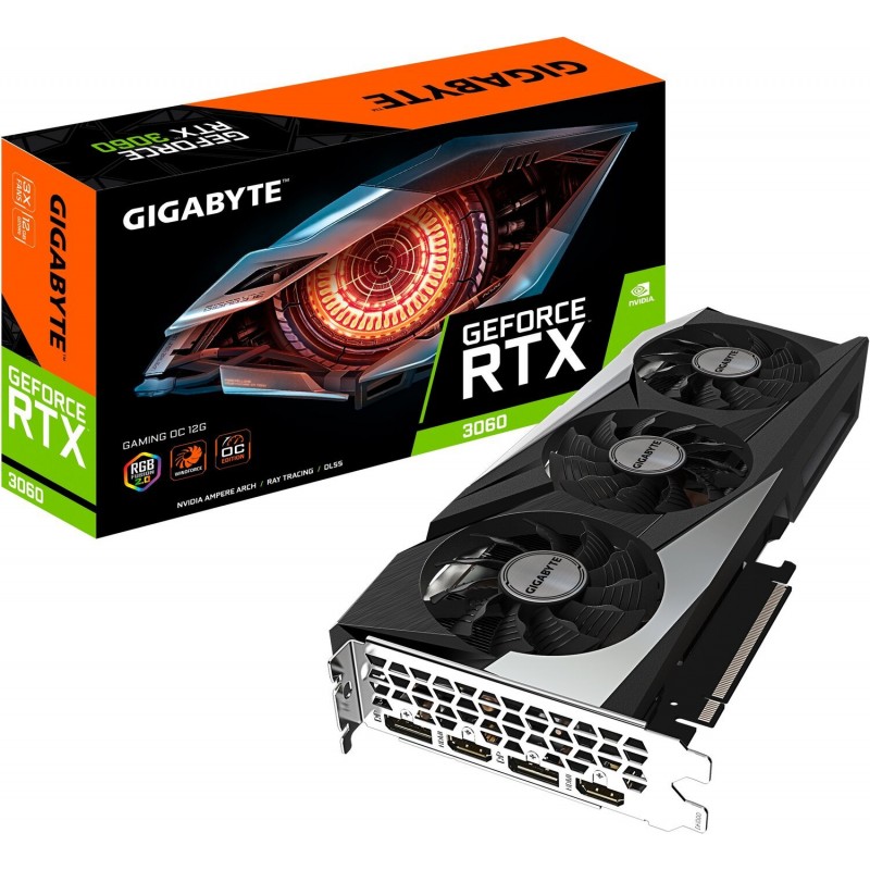 Gigabyte GeForce RTX3060 12GB GDDR6 GAMING OC