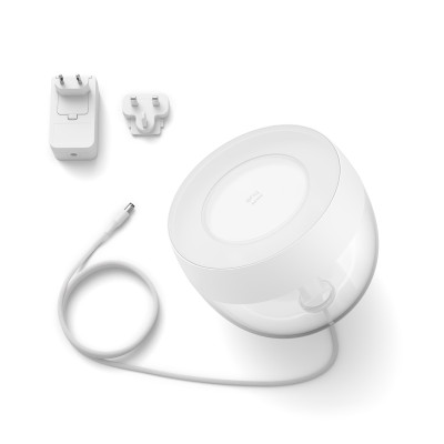 Philips Hue Настільний світильник розумний Iris, 2000K-6500K, RGB, ZigBee, Bluetooth, димування, білий