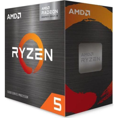 AMD Центральний процесор Ryzen 5 5600G 6C/12T 3.9/4.4GHz Boost 16Mb Radeon Graphics AM4 65W Wraith Stealth cooler Box