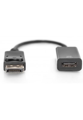 Digitus Адаптер DisplayPort > HDMI (M/F), Ultra HD, активний