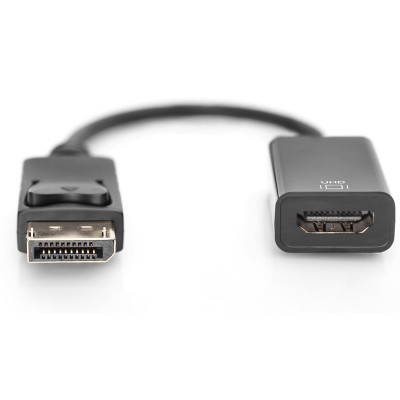 Digitus Адаптер DisplayPort > HDMI (M/F), Ultra HD, активний