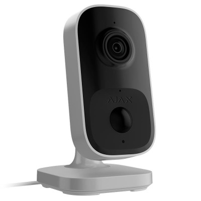 Ajax Камера відеоспостереження IndoorCam, внутрішня, 4мп, 110° вертикальний 60° горизонтальний, іч 8м, штучний інтелект, wi-fi, біла