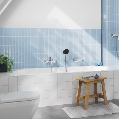 Grohe Змішувач для ванни QuickFix Dice довж. виливу - 167мм, неповоротний, 1 важіль, хром