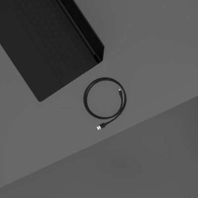 Belkin Кабель USB-A - USB-C силіконовий, з кліпсою, 2м, чорний