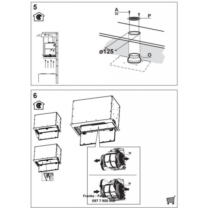 Franke Витяжка вбудовувана Box Flush EVO нерж