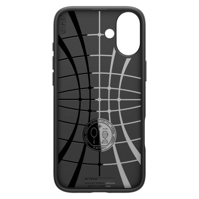 Spigen Чохол для iPhone 16 Plus, Liquid Air, Matte Black