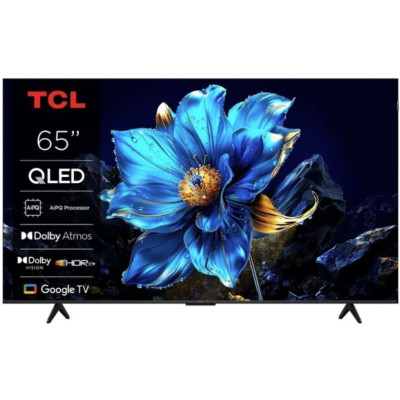 TCL Телевізор 65" TCL QLED 4K 60Hz Smart Google TV Black