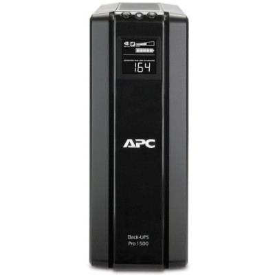 APC Джерело безперебійного живлення Back-UPS Pro 1500VA/865W, LCD, USB, 3+3 Schuko