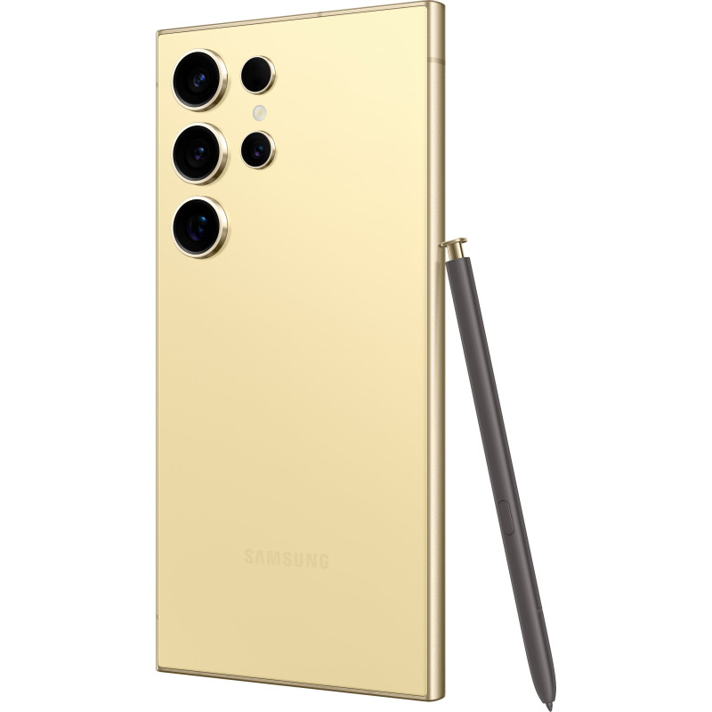 Samsung Смартфон Galaxy S24 Ultra 5G (S928) 6.8' 12/256ГБ, 2SIM, 5000мА•год, жовтий титановий
