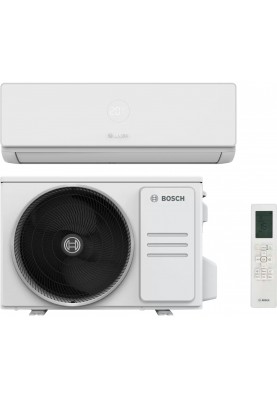 Bosch Кондиціонер CL4000i RAC 3,5, 12000 BTU, інвертор, 35 м2, A++/A++, до -21°С, R32, Wi-Fi ready, білий