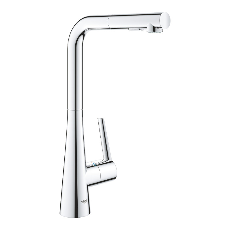 Grohe Змішувач для кухні Scala, довж.виливу - 205мм, поворотний/витяжний, 1важіль, хром
