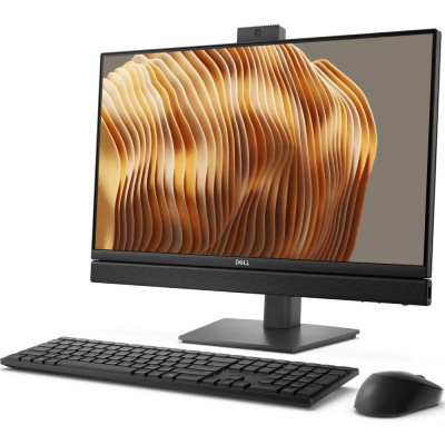 Dell Комп'ютер персональний моноблок Pro AiO 23.8" FHD IPS AG, Intel U5-235T, 16GB, F512GB, UMA, WiFi, кл+м, Win11P