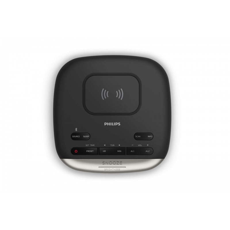 Philips Радіогодинник TAR7706 FM/DAB+, stereo 4W, LCD, Qi, Wireless