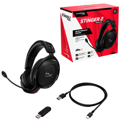 HyperX Гарнітура Cloud Stinger 2 USB/WL Black