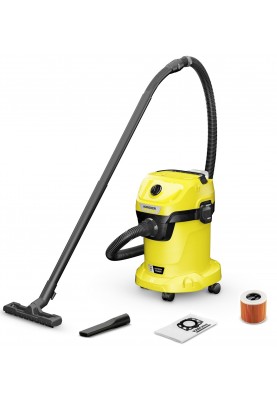 Karcher Пилосос WD 3-18 господарьский, акумуляторний, 17л, 18В, без АКБ и ЗП