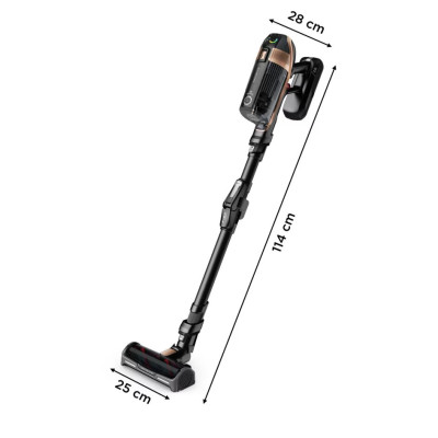 Rowenta Пилосос безпровідний X-Force Flex 15.60, 550Вт, конт пилок -0.9л, автон. робота до 80хв, НЕРА, підсвітка, гнучка насадка, чорний Rowenta Пилосос безпровідний X-Force Flex 15.60, 550Вт, конт пилок -0.9л, автон. робота до 80хв, НЕРА, підсвітка, гнучка насадка, чорний