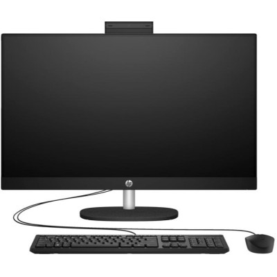 HP Комп'ютер персональний моноблок All-in-One 27" FHD IPS AG, AMD R5-7520U, 16GB, F512GB, UMA, WiFi, кл+м, DOS, чорний