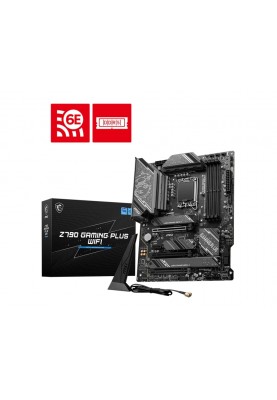 MSI Материнська плата Z790 GAMING PLUS WIFI s1700 Z790 4xDDR5 HDMI DP WiFi BT ATX