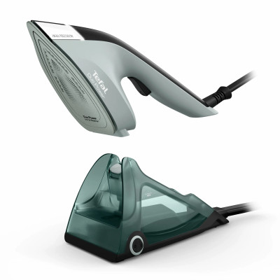 Tefal Відпарювач компактний Duo Power 2в1, 1700Вт, 400мл, паровий удар -180гр, постійна пара - 25гр, керам. підошва, світло-зелений