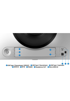 Samsung Монітор 48.7"Odyssey G9 49DG910 HDMI, DP, USB, USB-C, OLED, 5120x1440, 32:9, 144Hz, 0.3ms, CURVED