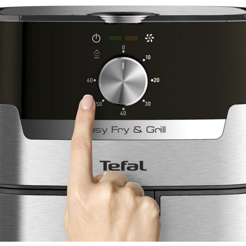 Tefal Мультипіч Easy Fry&Grill, 1550Вт, чаша-4,2л, механічне керування, від 80°C до 200°C, пластик, нерж. сталь