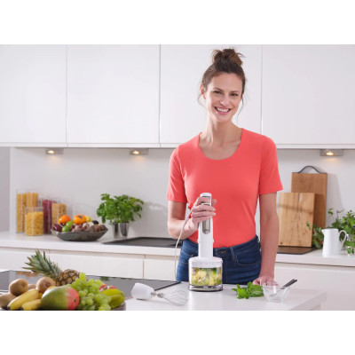 Braun Блендер заглибний MultiQuick 7, 1000Вт, чаша-600мл, біло-сірий