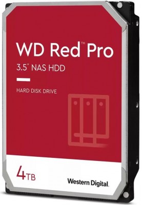 WD Жорсткий диск 4TB 3.5" 7200 256MB SATA Red Pro NAS