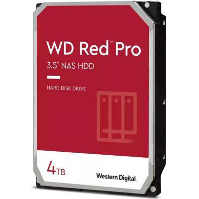 WD Жорсткий диск 4TB 3.5" 7200 256MB SATA Red Pro NAS