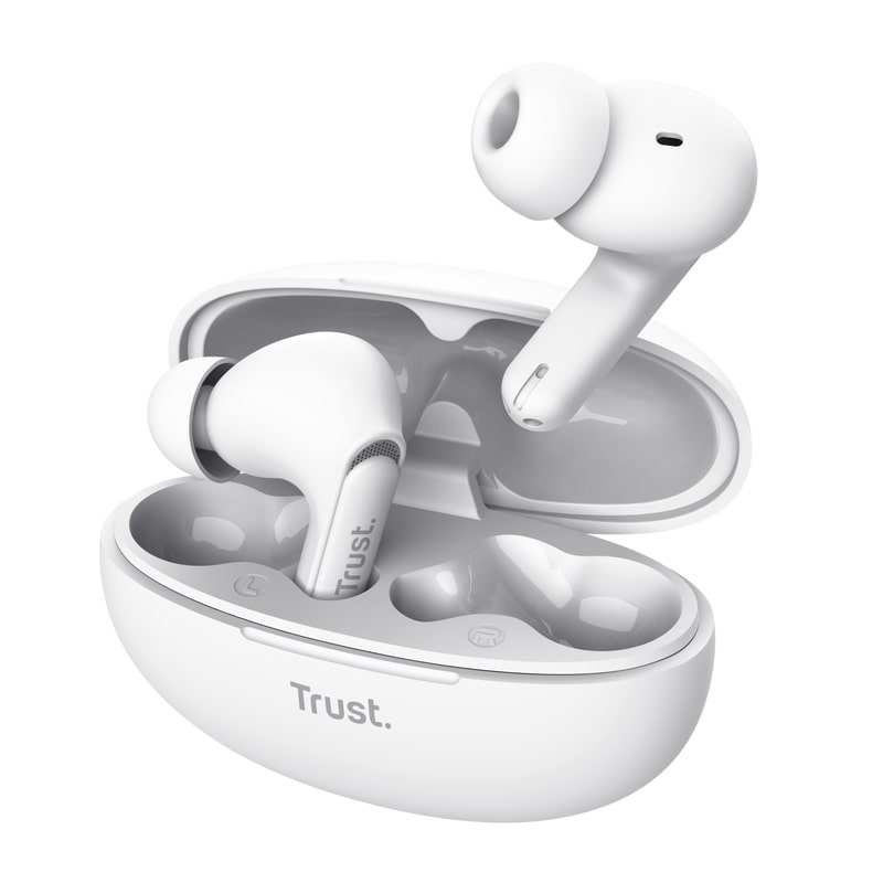 Trust Навушники TWS Yavi Earbuds BT 5.3, ENC, SBC, Mic, Білий