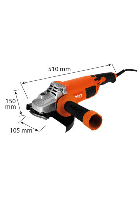 Neo Tools Шліфмашина кутова 230мм 3000Вт 6600об·хв 5.6кг