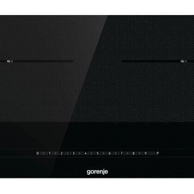Gorenje Варильна поверхня індукційна, 60см, SliderTouch, IQ, поєднання конфорок, чорний