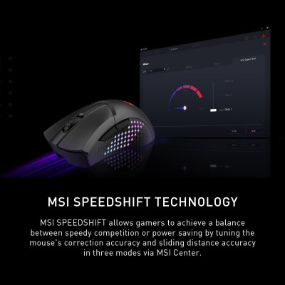 MSI Миша Clutch GM51 LIGHTWEIGHT WIRELESS