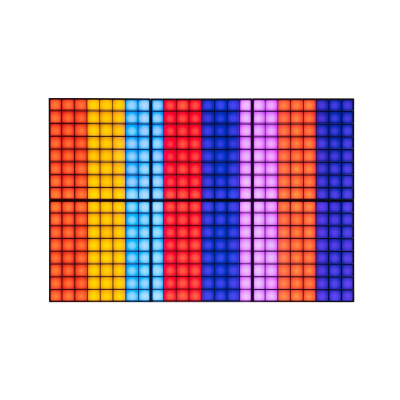 Twinkly Панель Smart LED Twinkly Squares 1+5 RGB, Gen II, IP20, 16x16см, кабель білий